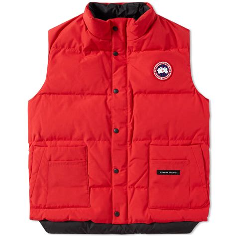 canada goose freestyle vest red